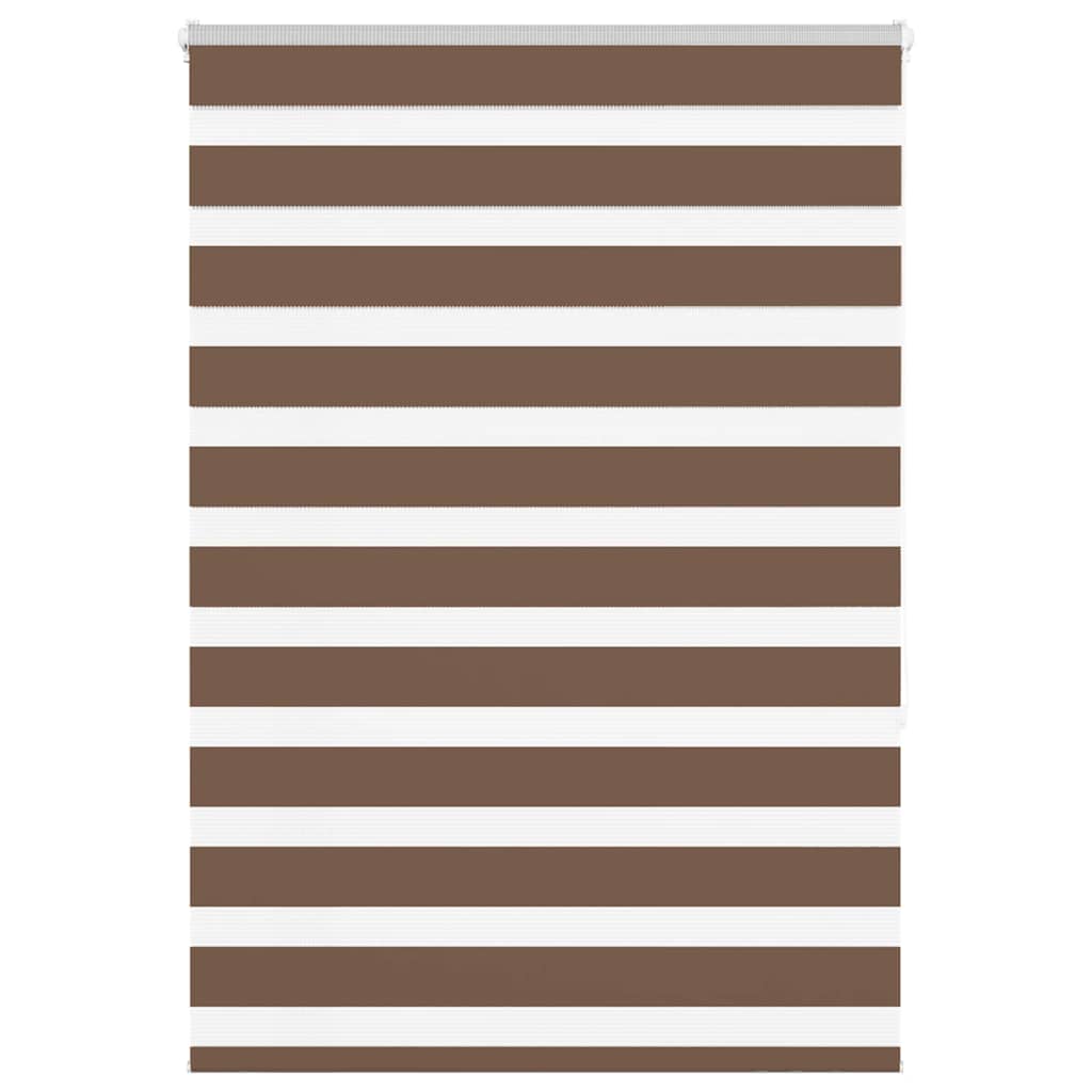 Store double marron 95x150 cm largeur tissu 90,9 cm polyester