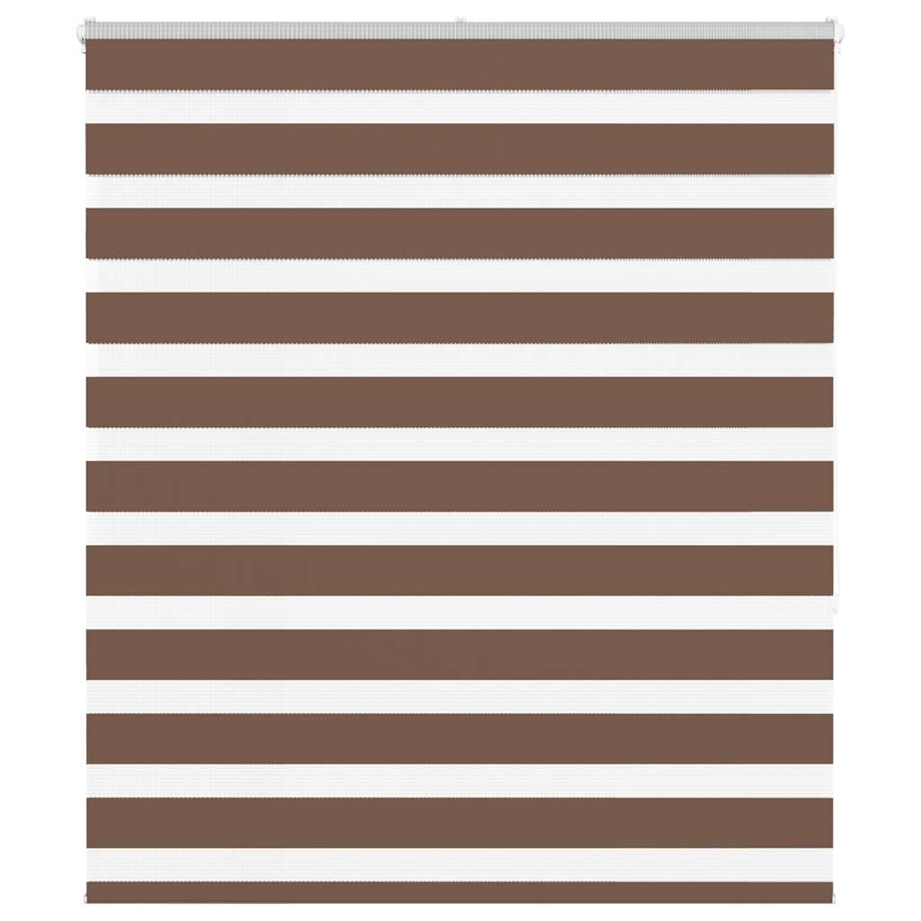 Dual Roller Blind Brown 135x150 cm Fabric Width 130.9 cm Polyester