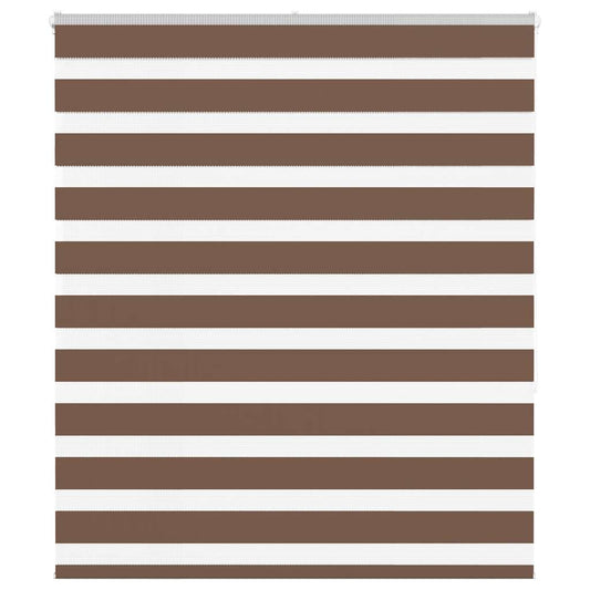 Store double marron 135x150 cm largeur du tissu 130,9 cm polyester