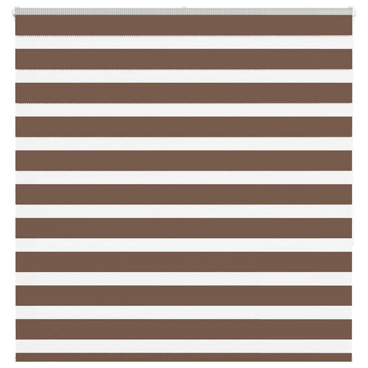 Dual Roller Blind Brown 150x150 cm Fabric Width 145.9 cm Polyester