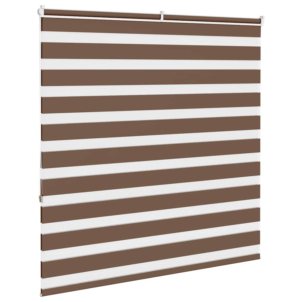 Store jour/nuit marron 150x150 cm Largeur du tissu 145,9 cm Polyester