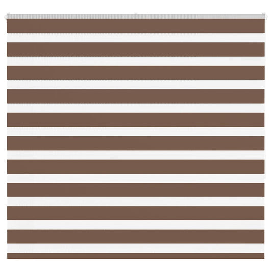 Store jour/nuit marron 165x150 cm largeur tissu 160,9 cm polyester