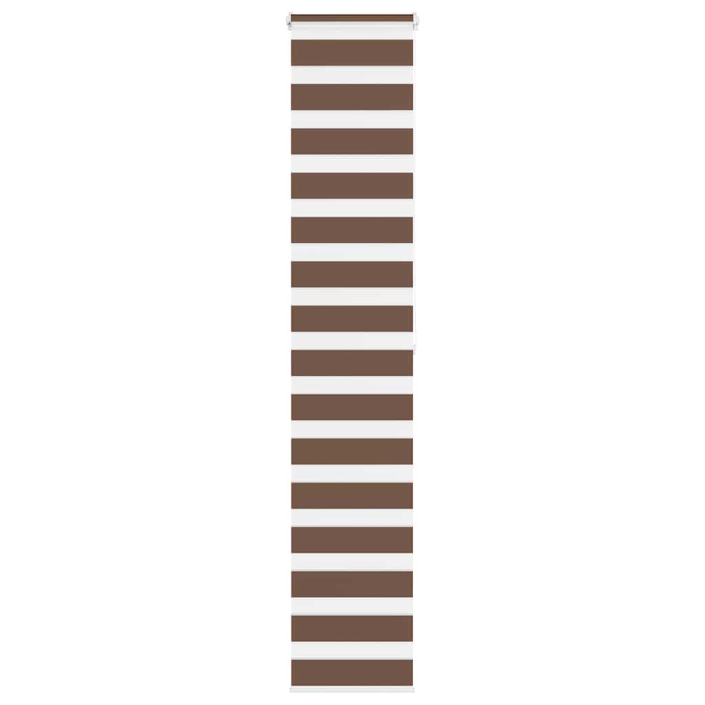 Store double enrouleur marron 45x200 cm Largeur du tissu 40,9 cm Polyester
