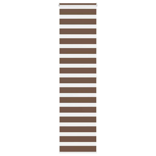 Day/Night Roller Blind Brown 65x200 cm Fabric width 60.9 cm Polyester