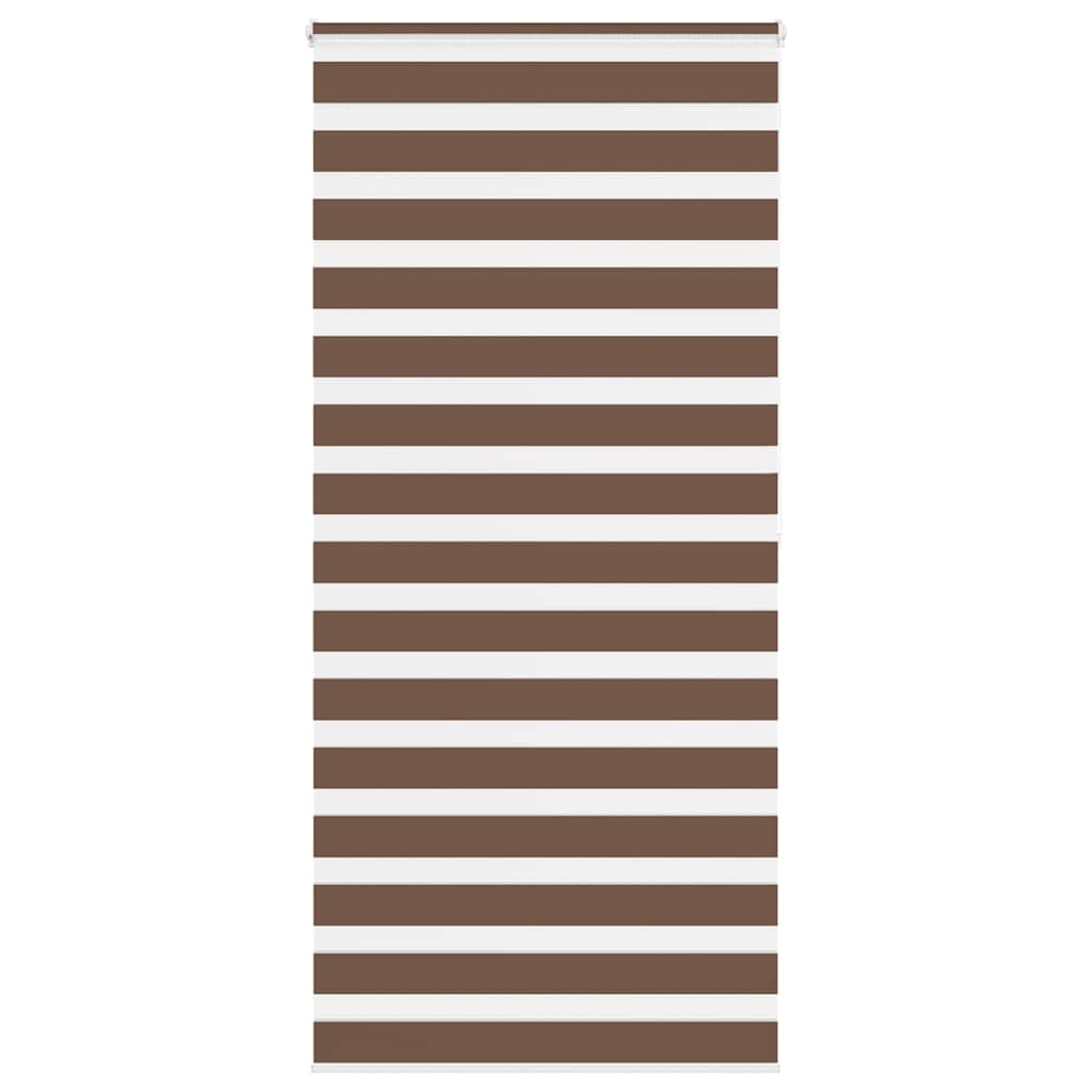 Store double brun 95x200 cm largeur du tissu 90,9 cm polyester