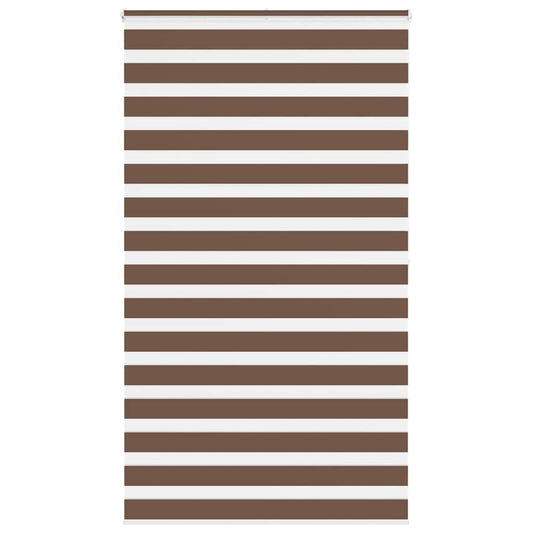 Dual Roller Blind Brown 135x200 cm Fabric Width 130.9 cm Polyester