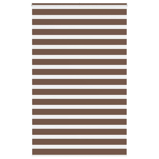 Double Roller Blind Brown 150x200 cm Fabric Width 145.9 cm Polyester