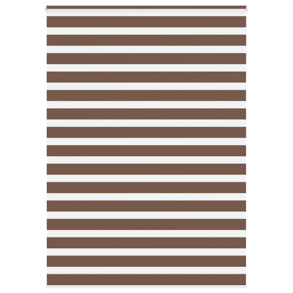Store double enrouleur marron 155x200 cm largeur tissu 150,9 cm polyester