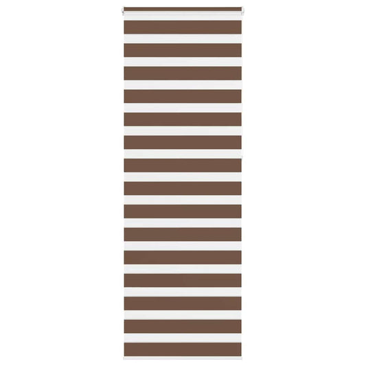 Store double marron 75x230 cm largeur tissu 70,9 cm polyester