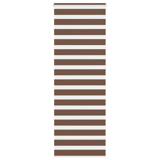 Dual Roller Blind Brown 90x230 cm Fabric Width 85.9 cm Polyester