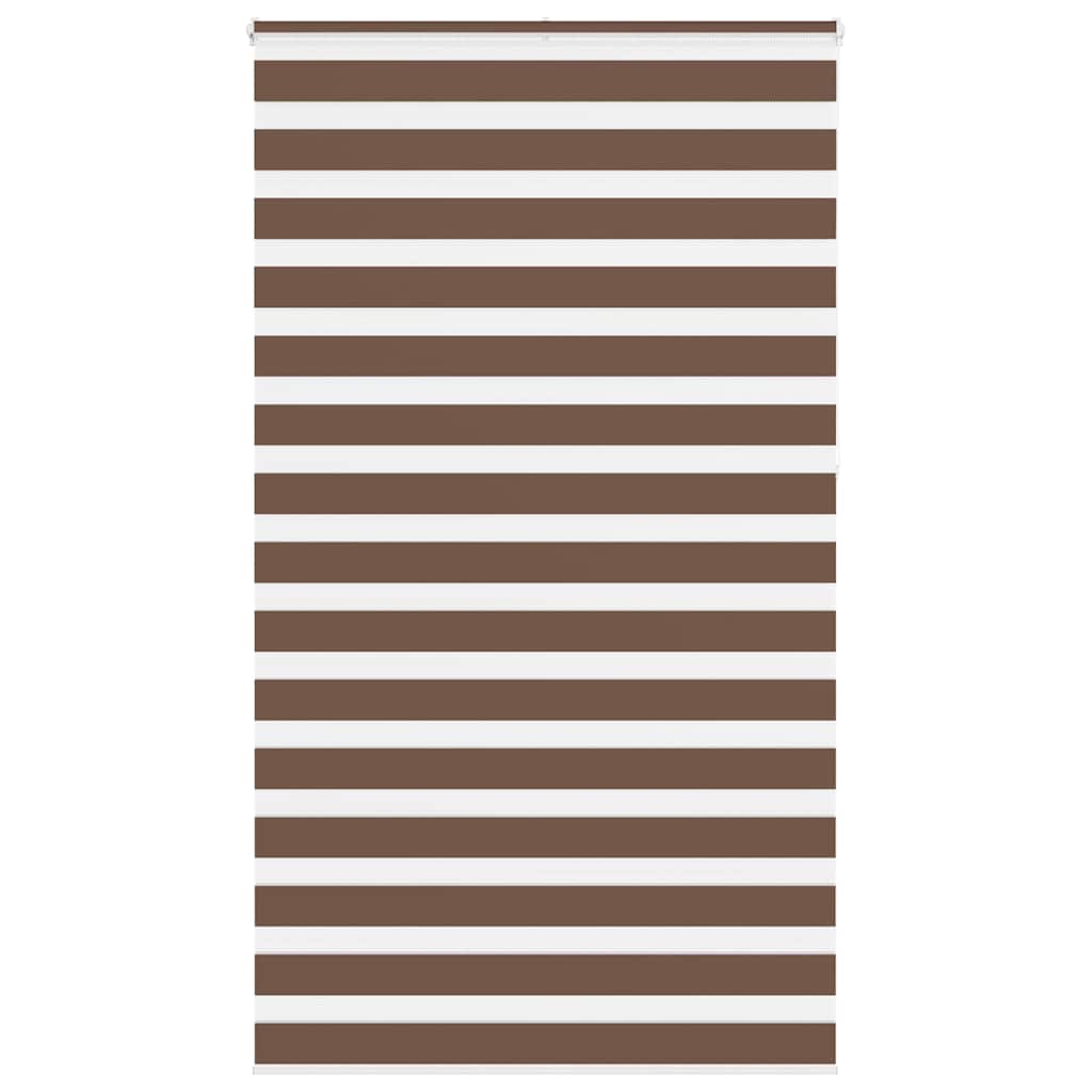 Store double marron 125x230 cm largeur du tissu 120,9 cm polyester