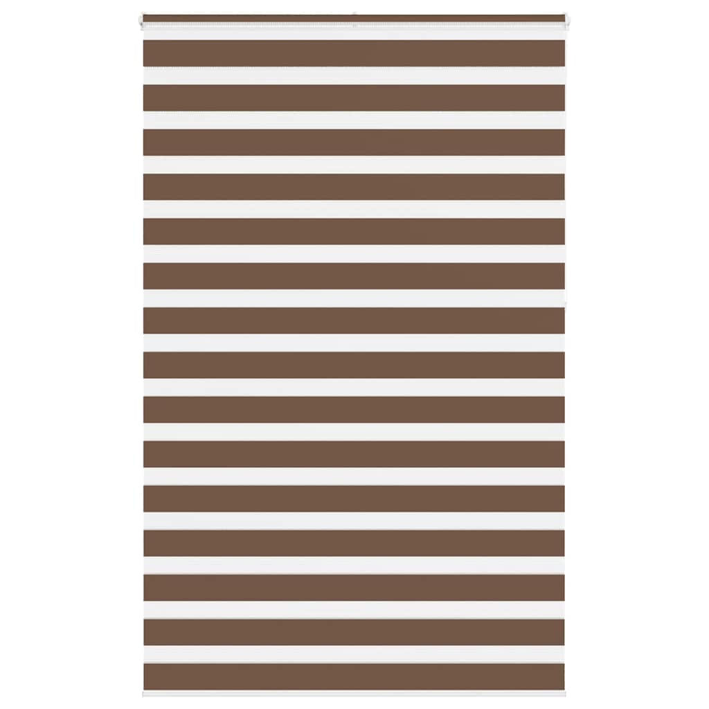 Store double enrouleur marron 150x230 cm largeur du tissu 145,9 cm polyester