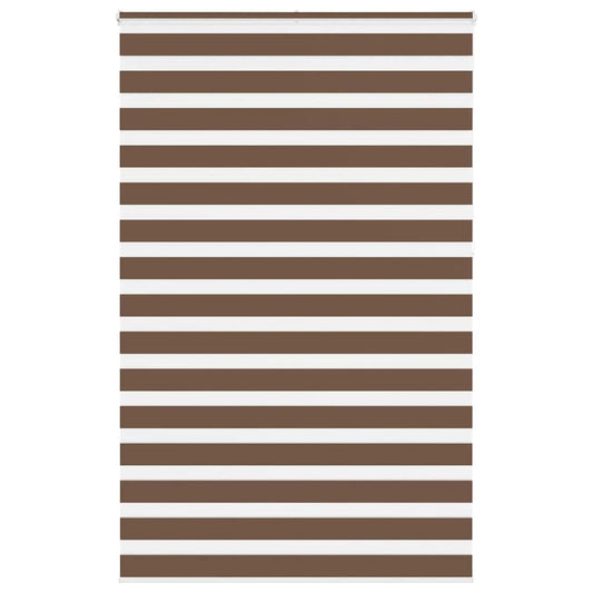 Double Roller Blind Brown 150x230 cm Fabric Width 145.9 cm Polyester