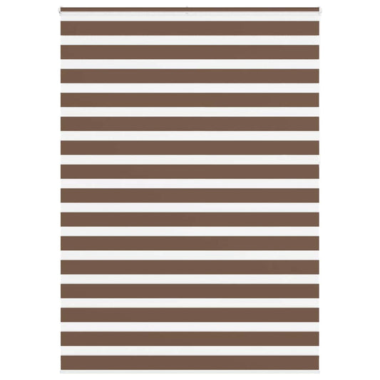 Store enrouleur double marron 155x230 cm largeur du tissu 150,9 cm polyester