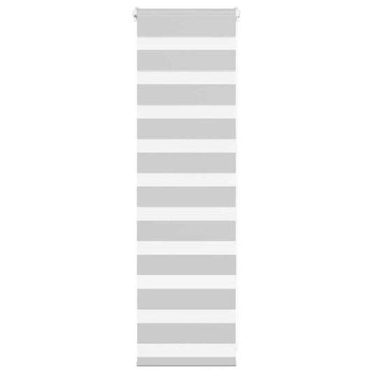 Dual roller blind light grey 50x100 cm fabric width 45.9 cm polyester