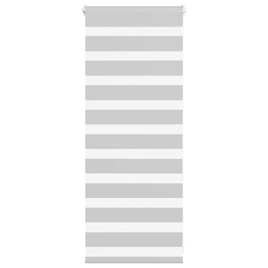 Dual Roller Blind Light Grey 65x100 cm Fabric Width 60.9 cm Polyester