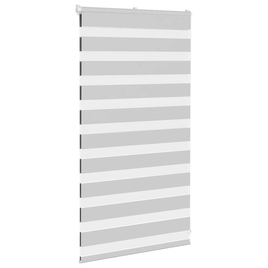 Store enrouleur double Gris clair 75x100 cm Largeur du tissu 70,9 cm Polyester