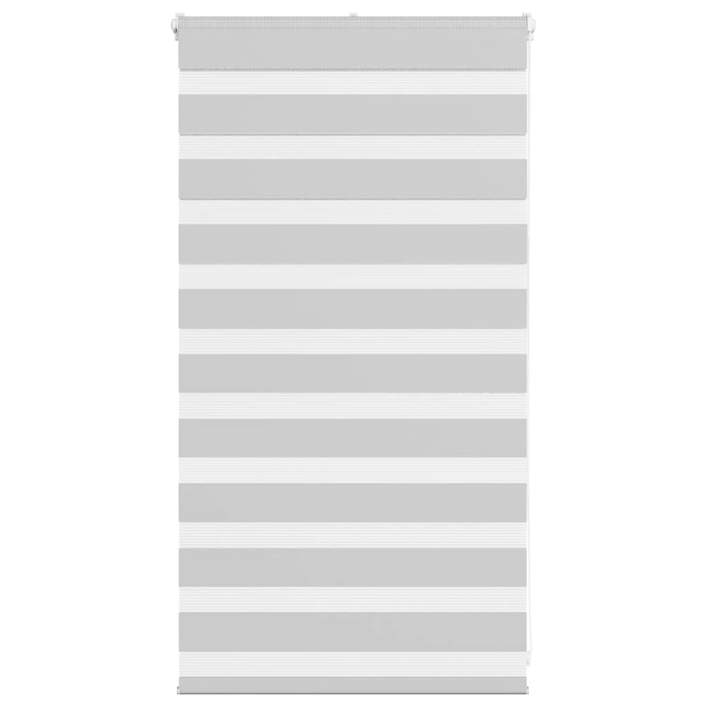 Store enrouleur double Gris clair 80x100 cm Largeur du tissu 75,9 cm Polyester