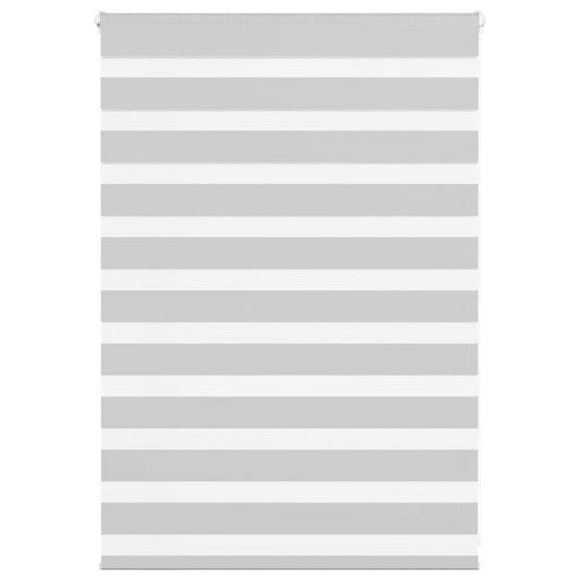 Dual Roller Blind Light Grey 95x100 cm Fabric Width 90.9 cm Polyester