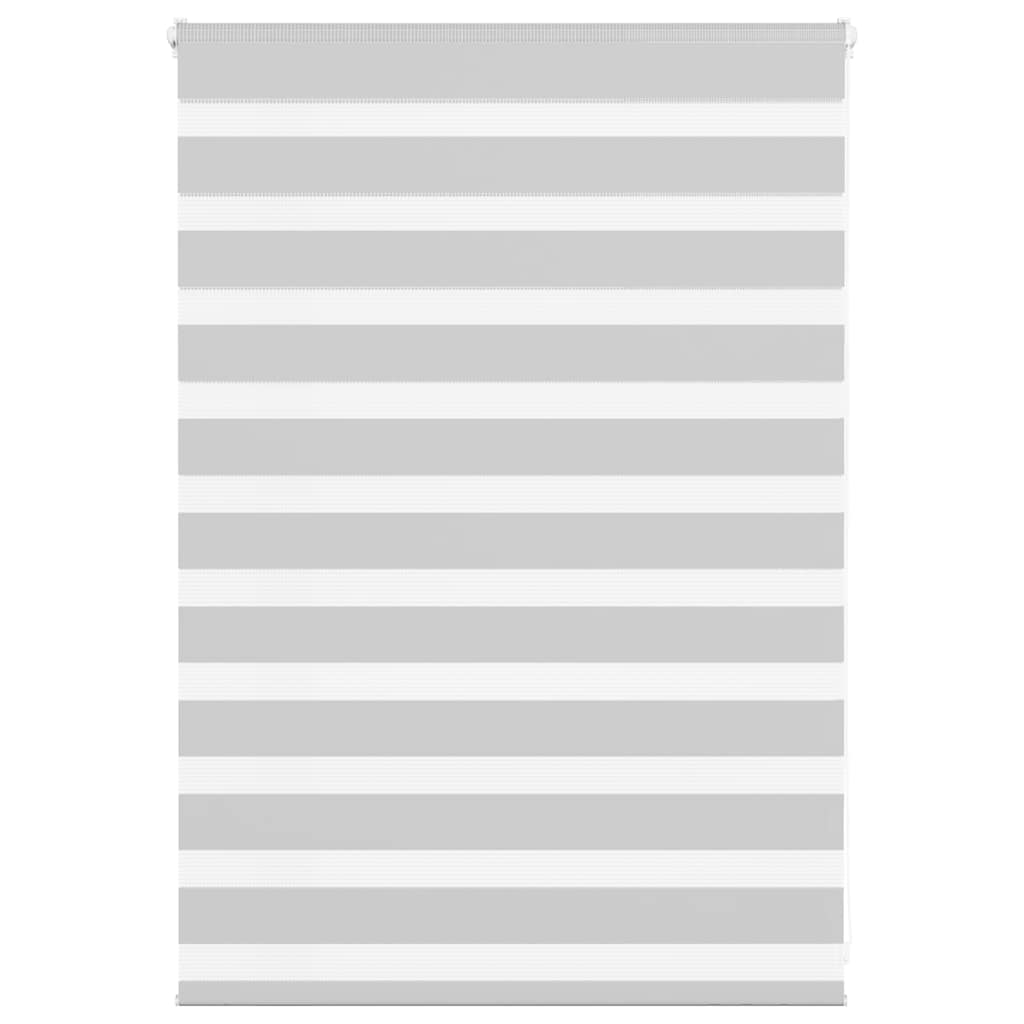 Store enrouleur double Gris clair 100x100 cm Largeur tissu 95,9 cm Polyester