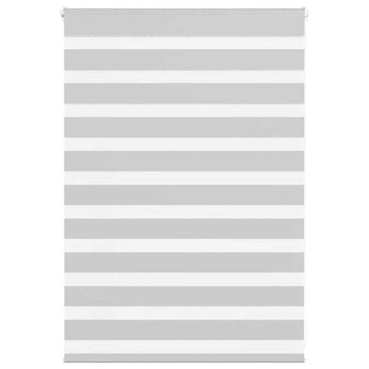Store enrouleur double Gris clair 100x100 cm Largeur tissu 95,9 cm Polyester