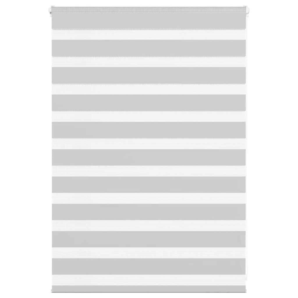 Doppelrollo Hellgrau 105x100 cm Stoffbreite 100,9 cm Polyester