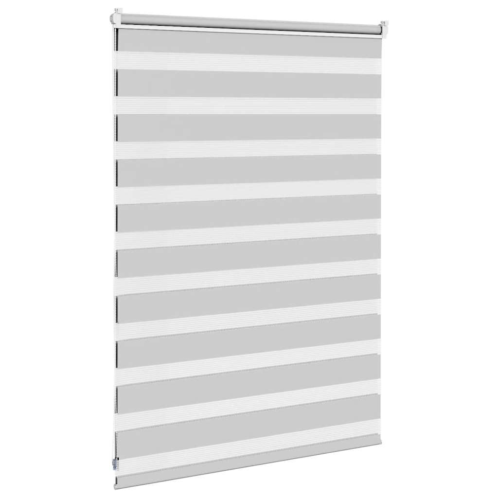 Doppelrollo Hellgrau 105x100 cm Stoffbreite 100,9 cm Polyester