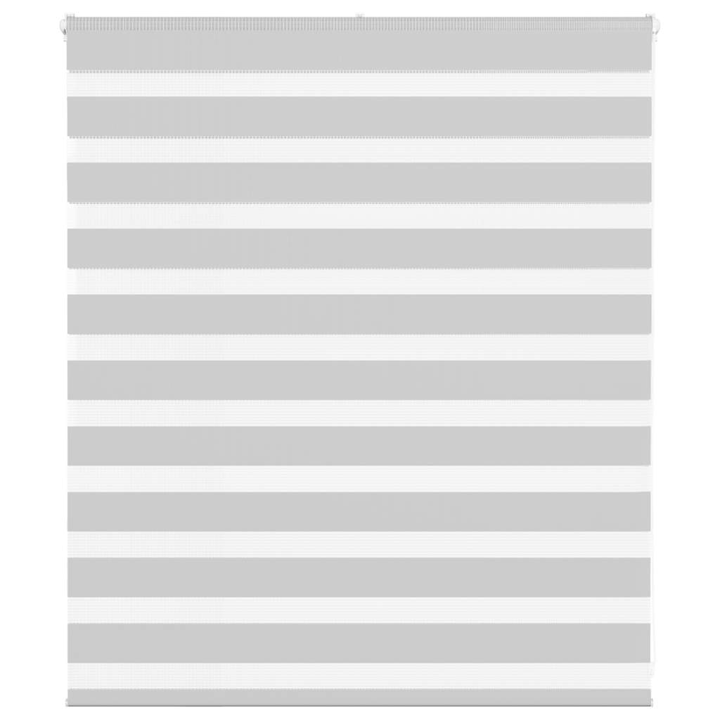 Store enrouleur double gris clair 120x100 cm Largeur tissu 115,9 cm Polyester