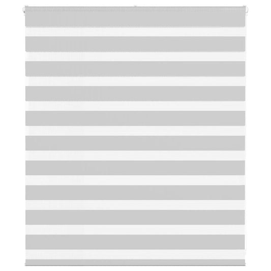 Dual Roller Blind Light Grey 120x100 cm Fabric width 115.9 cm Polyester