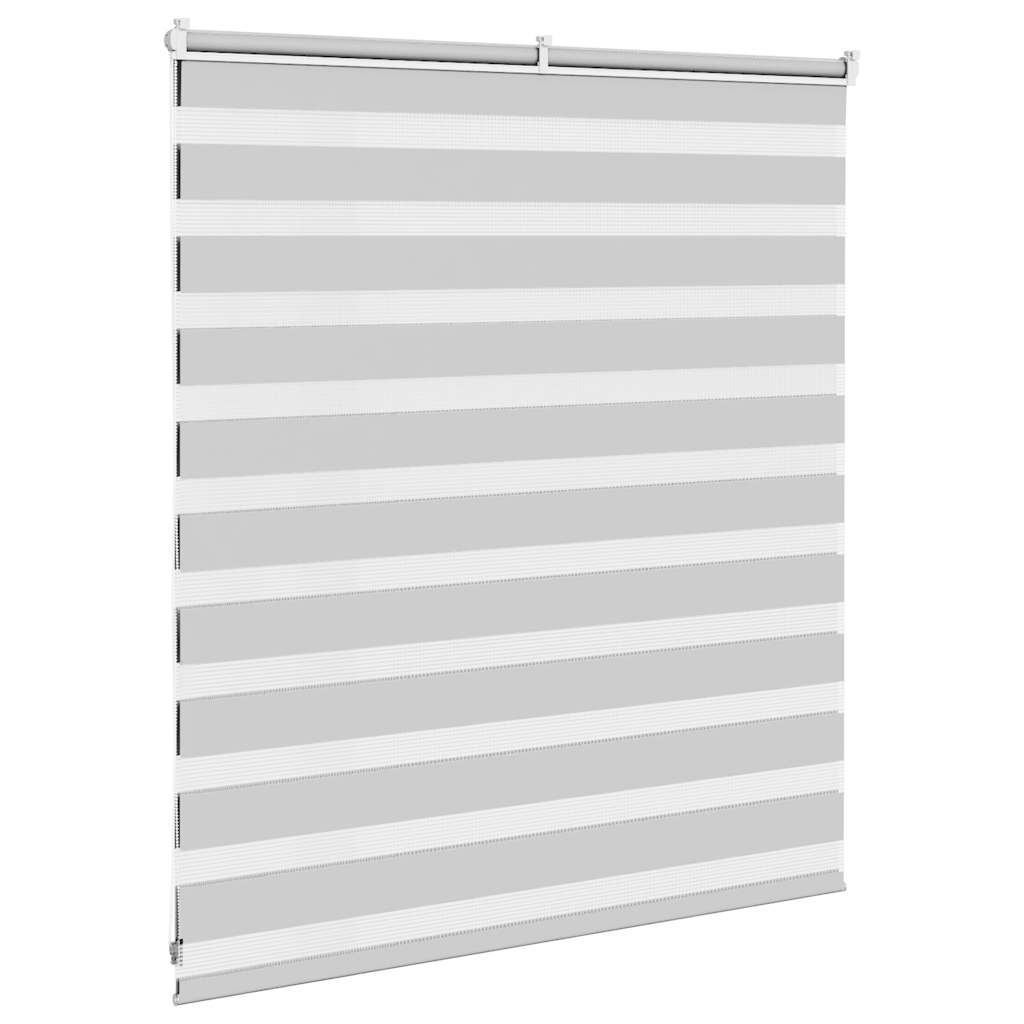 Store enrouleur double gris clair 120x100 cm Largeur tissu 115,9 cm Polyester
