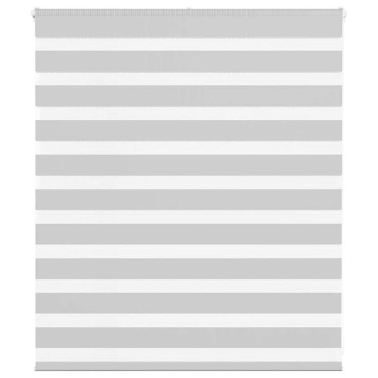 Store enrouleur double gris clair 125x100 cm Largeur tissu 120,9 cm Polyester