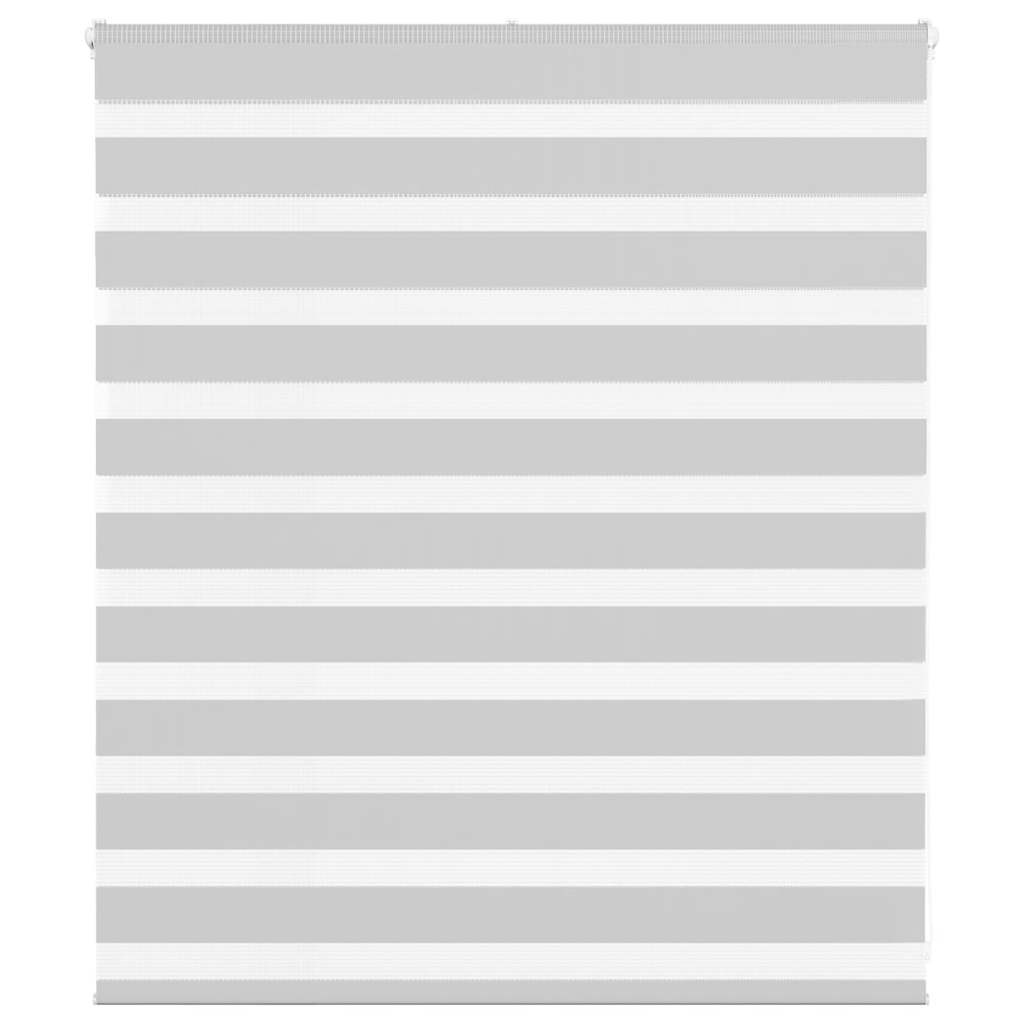 Store enrouleur double gris clair 130x100 cm Largeur de tissu 125,9 cm Polyester