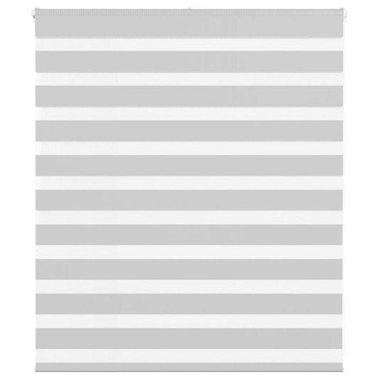 Store enrouleur double gris clair 130x100 cm Largeur de tissu 125,9 cm Polyester