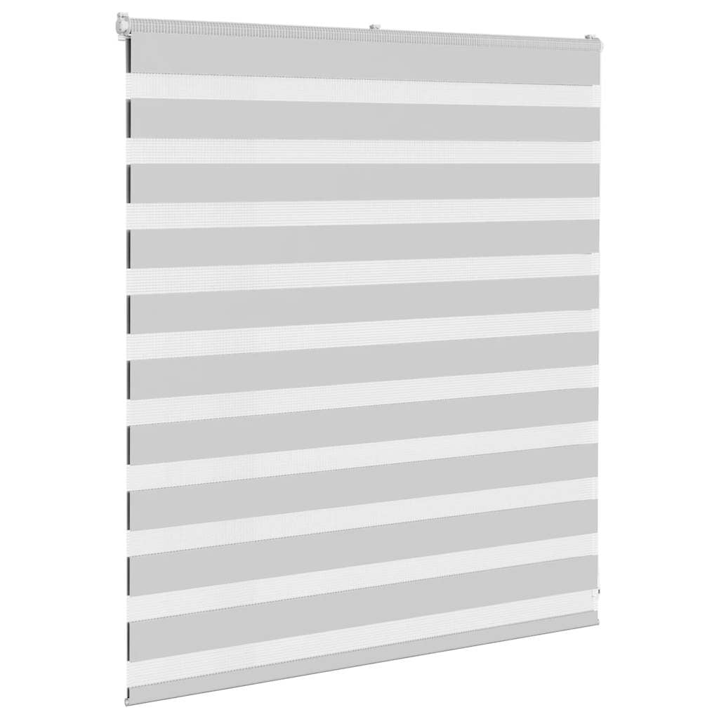 Store enrouleur double gris clair 130x100 cm Largeur de tissu 125,9 cm Polyester