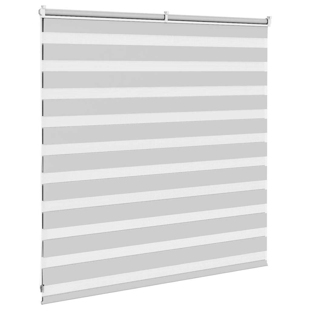 Dual Roller Blind Light Grey 145x100 cm Fabric Width 140.9 cm Polyester