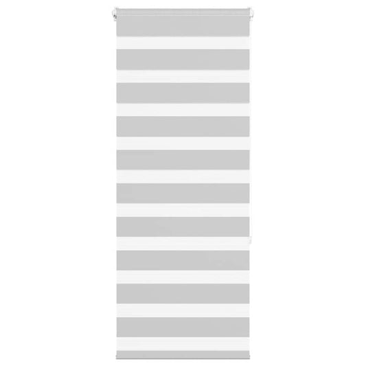 Double roller blind light grey 60x150 cm fabric width 55.9 cm polyester