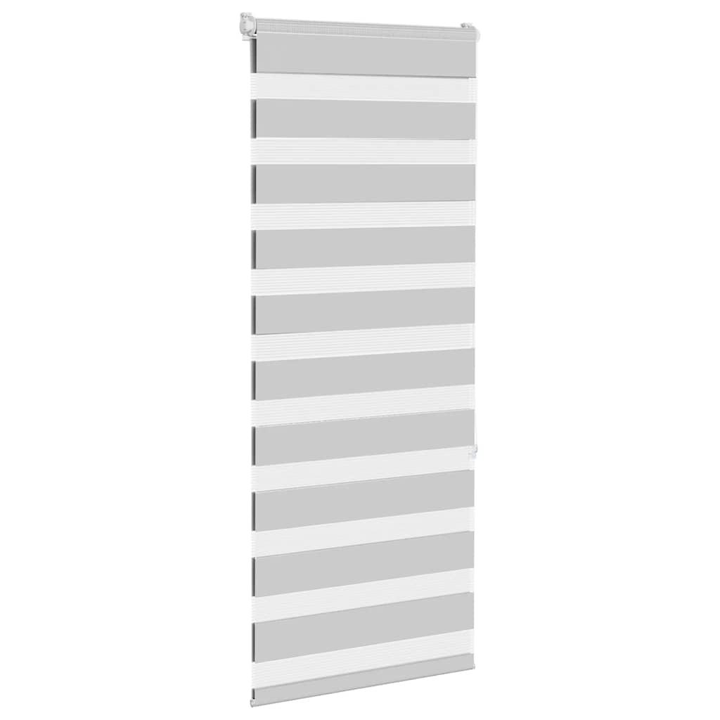 Store jour/nuit gris clair 60x150 cm Largeur du tissu 55,9 cm Polyester