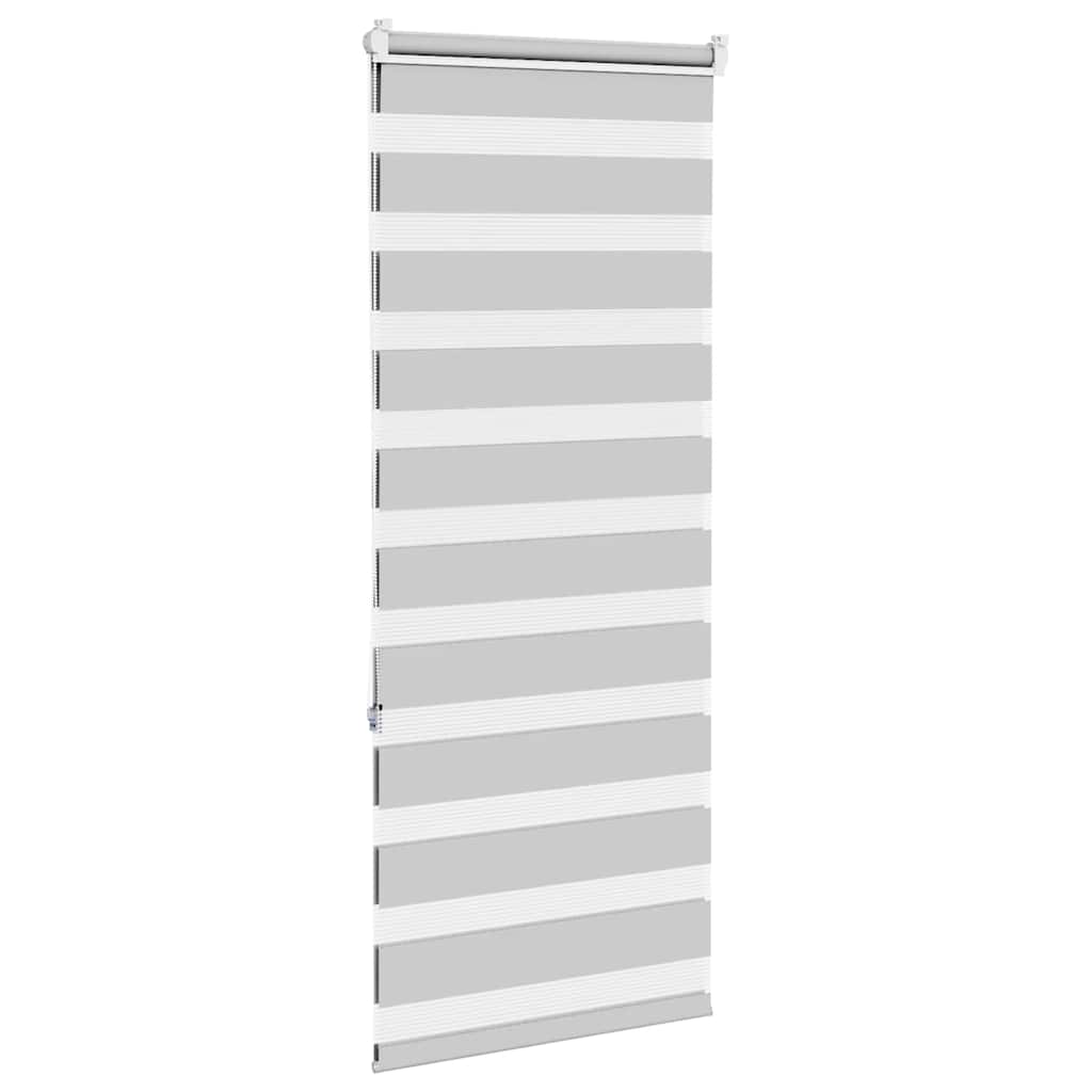 Store double gris clair 65x150 cm largeur tissu 60,9 cm Polyester