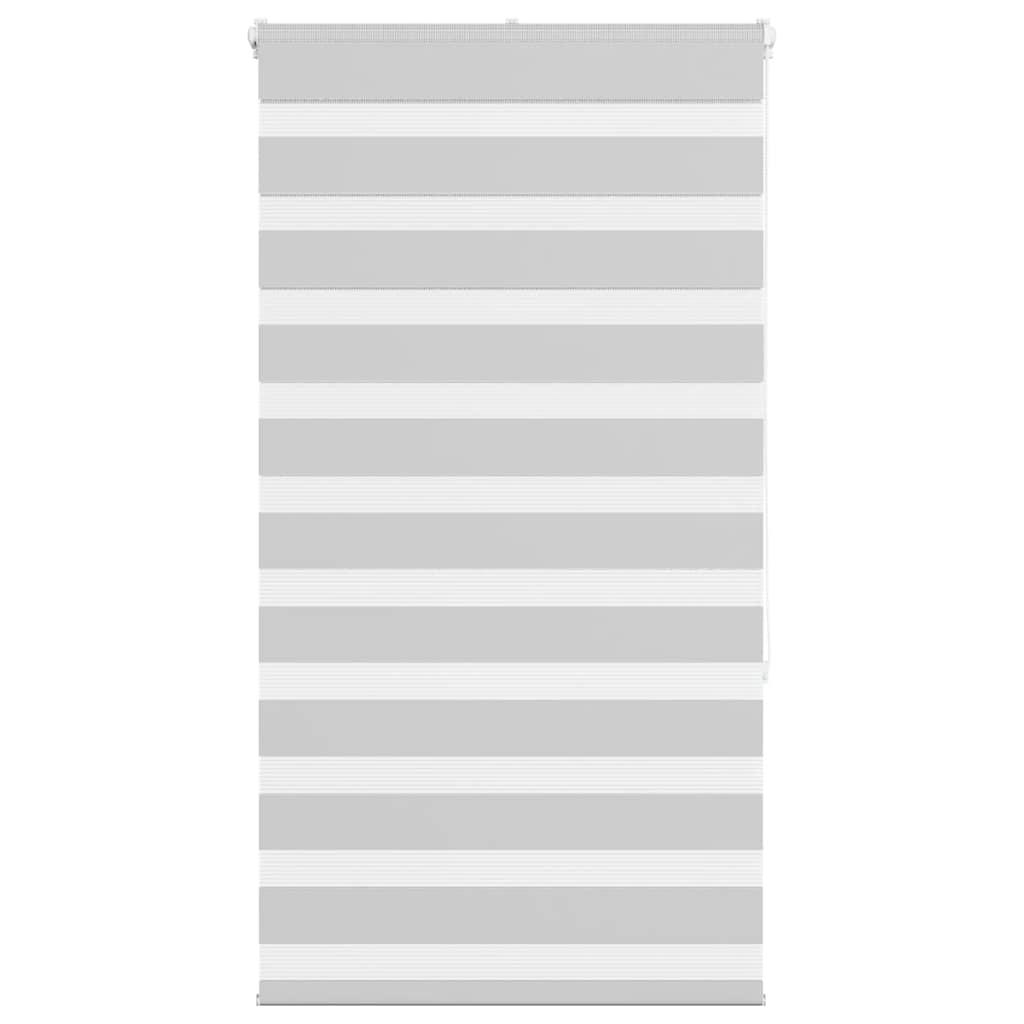 Store enrouleur double gris clair 90x150 cm largeur du tissu 85,9 cm polyester