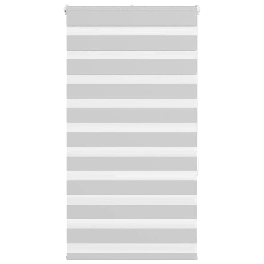 Store enrouleur double gris clair 90x150 cm largeur du tissu 85,9 cm polyester