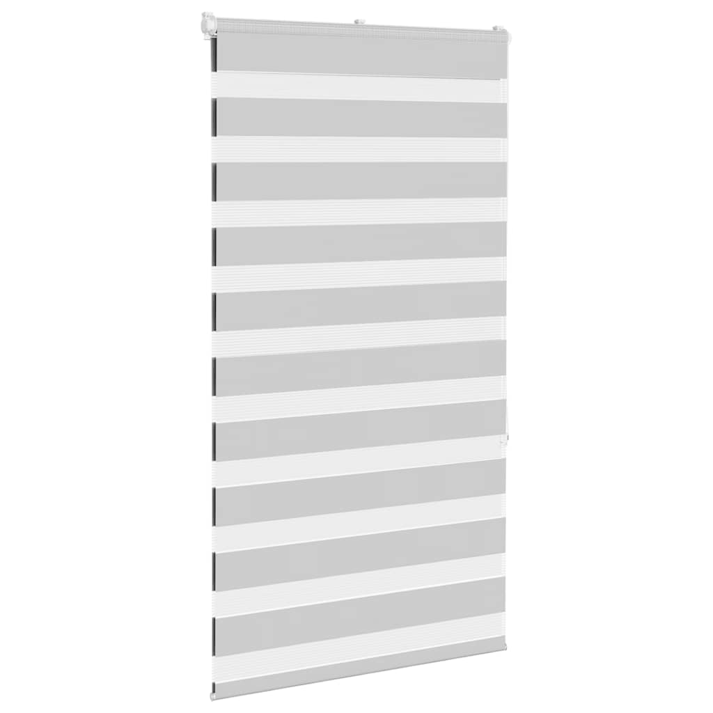 Store enrouleur double gris clair 90x150 cm largeur du tissu 85,9 cm polyester