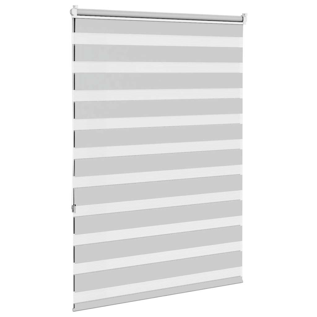 Store vénitien double gris clair 115x150 cm Largeur de tissu 110,9 cm Polyester