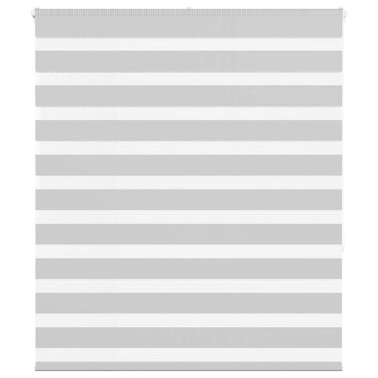 Store enrouleur jour/nuit gris clair 120x150 cm Largeur du tissu 115,9 cm Polyester