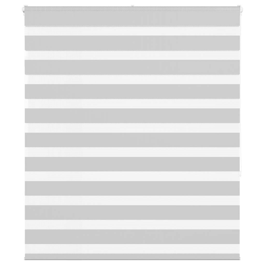 Double roller blind light gray 125x150 cm fabric width 120.9 cm polyester