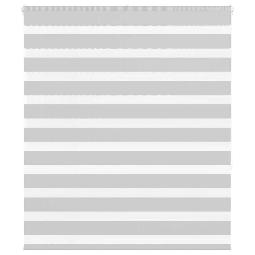 Store enrouleur double gris clair 130x150 cm largeur du tissu 125,9 cm Polyester