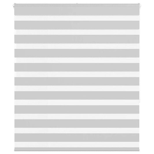 Double Roller Blind Light Grey 130x150 cm Fabric width 125.9 cm Polyester