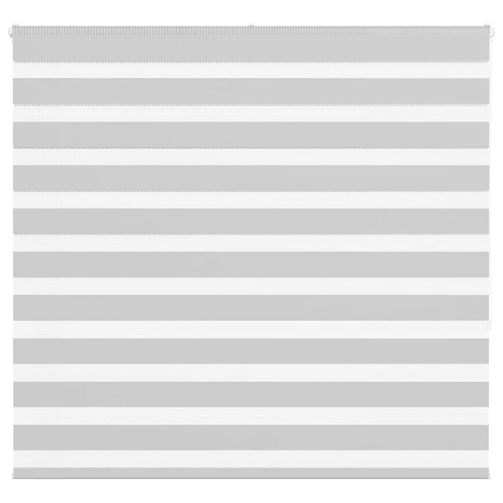 Doppelrollo Hellgrau 155x150 cm Stoffbreite 150,9 cm Polyester