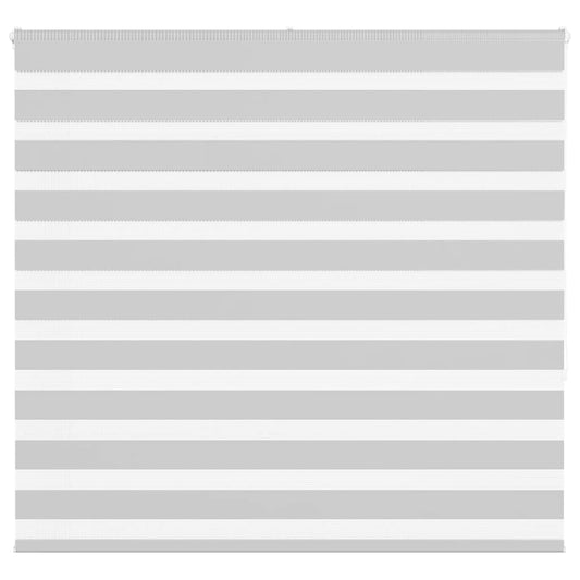 Double Roller Blind Light Grey 155x150 cm Fabric Width 150.9 cm Polyester