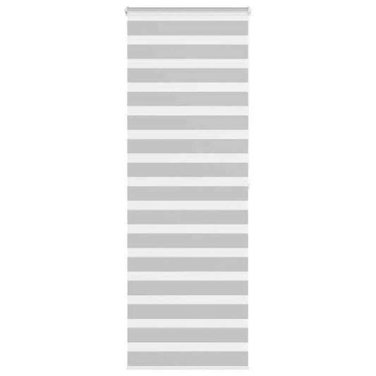 Store enrouleur jour nuit gris clair 75x200 cm largeur tissu 70,9 cm polyester