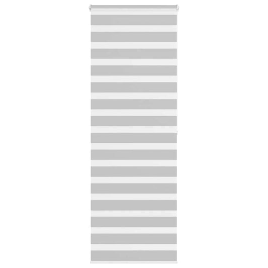 Dual Roller Blind Light Grey 80x200 cm Fabric Width 75.9 cm Polyester